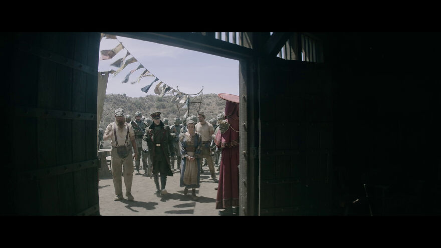 In Rebel Moon Part One: Whatever (2023), They Forgot To Color Grade This One Single Shot For Some Reason