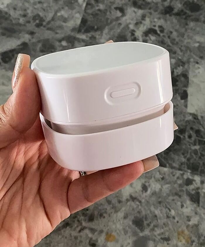 Suctioning Up Crumbs And Chaos With The Desktop Vacuum Cleaner - The Ultimate Sidekick For A Tidy Workspace!