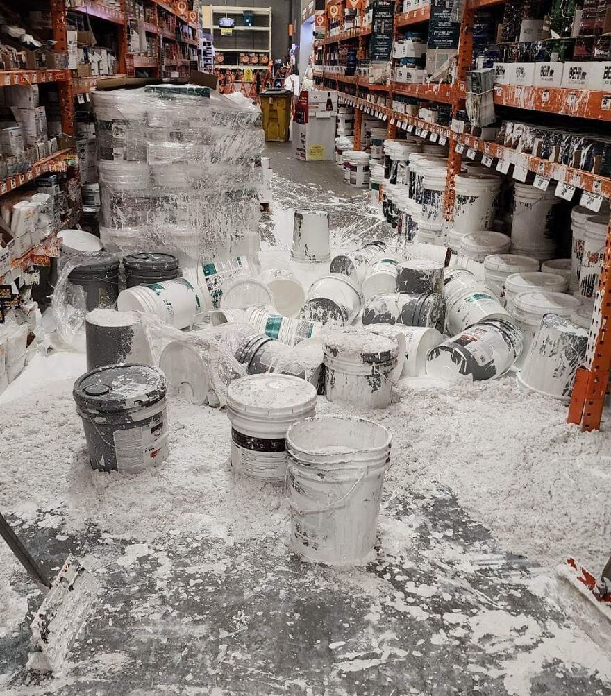 Mi compañero del turno de noche me ha mandado esta foto