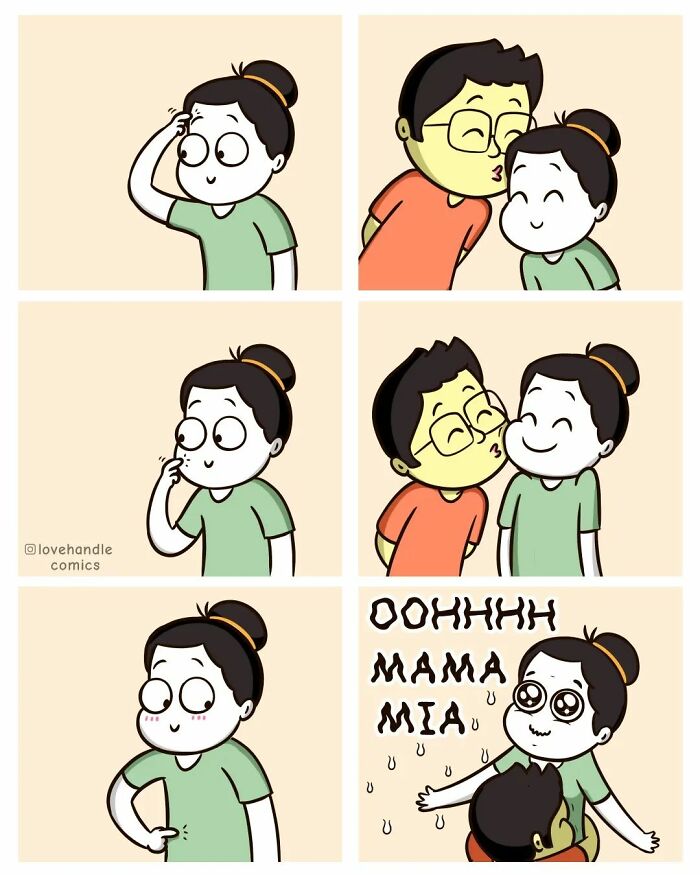 Comics By “Love Handle Comics” To Which Couples Can Relate