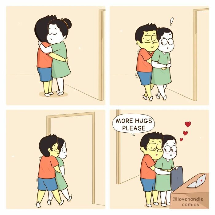 Comics By “Love Handle Comics” To Which Couples Can Relate