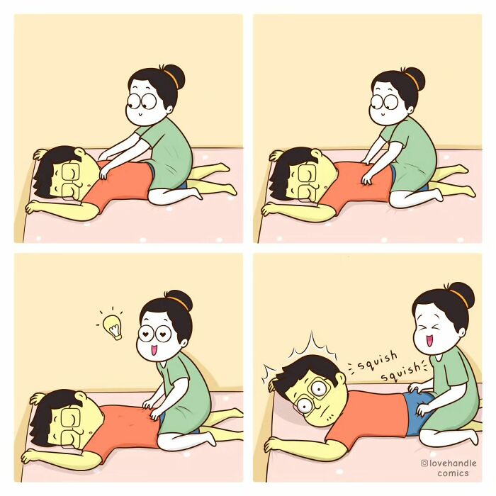 Comics By “Love Handle Comics” To Which Couples Can Relate