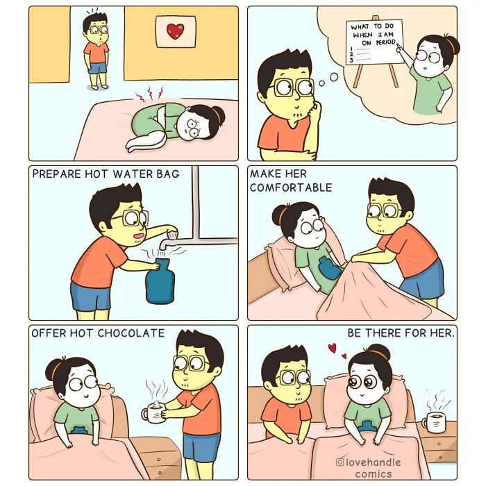 Comics By “Love Handle Comics” To Which Couples Can Relate