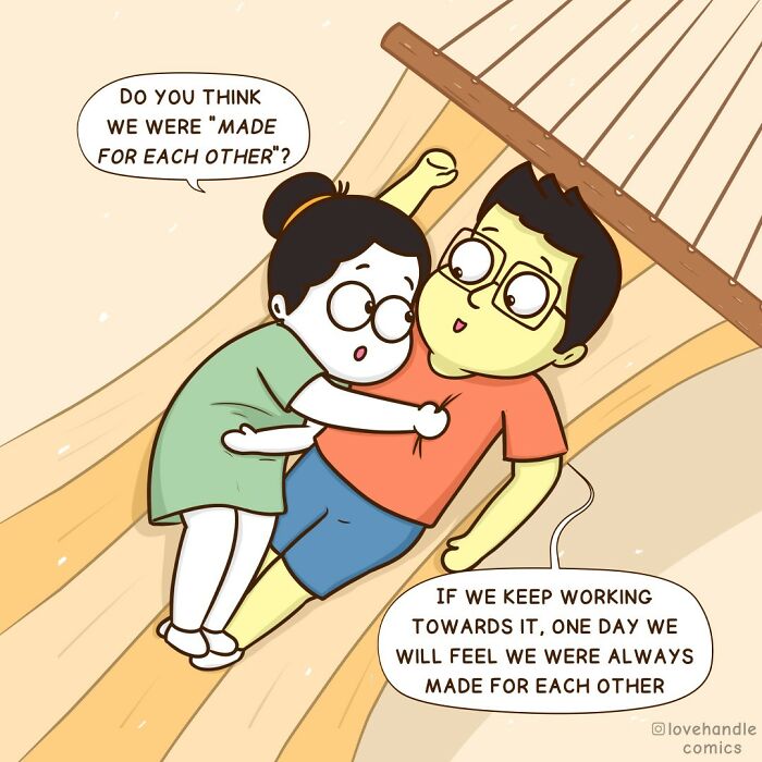 Comics By “Love Handle Comics” To Which Couples Can Relate