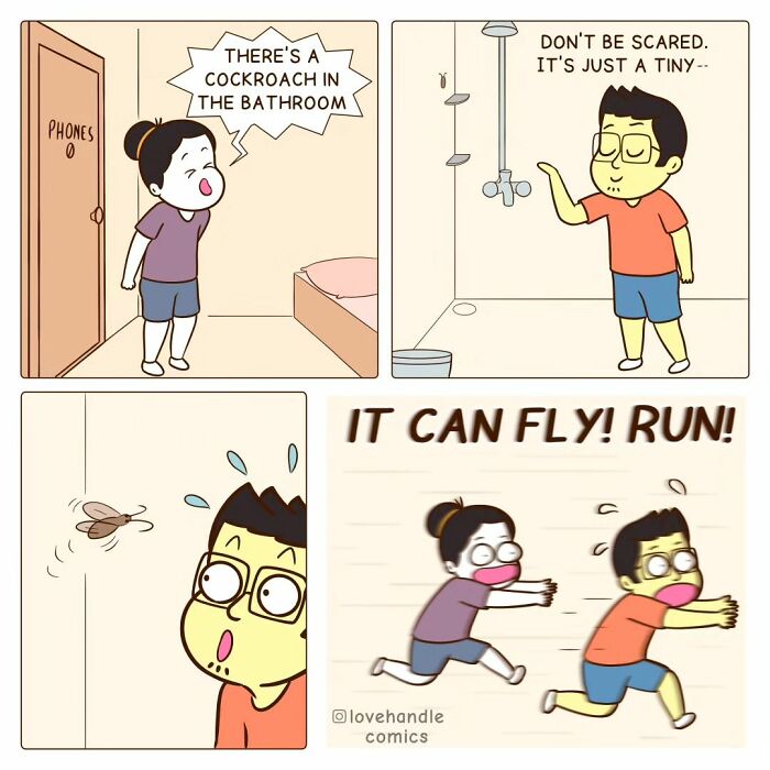 Comics By “Love Handle Comics” To Which Couples Can Relate