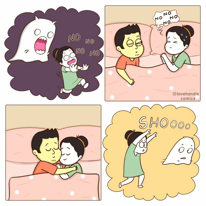 Comics By “Love Handle Comics” To Which Couples Can Relate