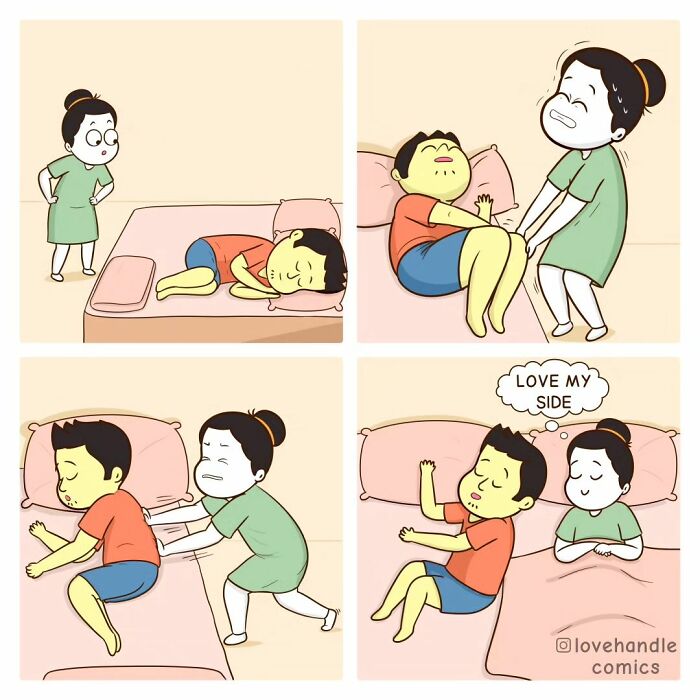 Comics By “Love Handle Comics” To Which Couples Can Relate