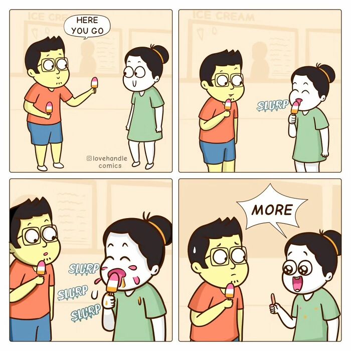 Comics By “Love Handle Comics” To Which Couples Can Relate