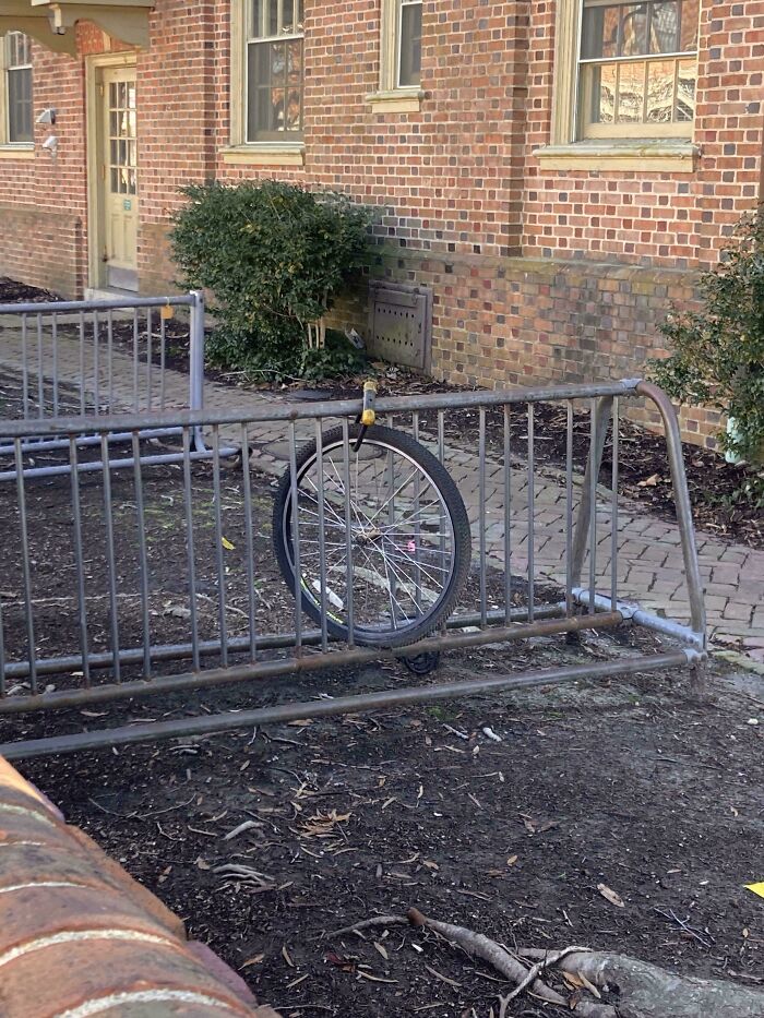 Someone Forgot To Lock Their Frame