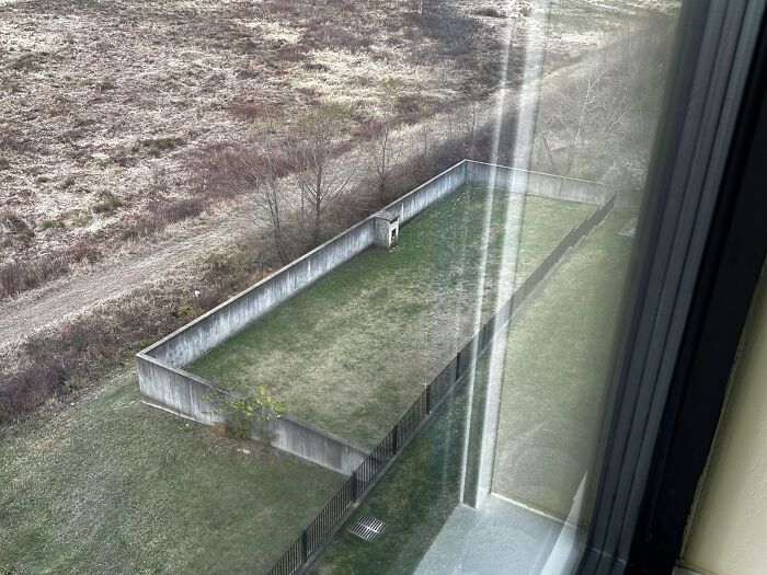 What Is This Empty Lot With No Entrance Or Exit Behind My Hotel Room For?