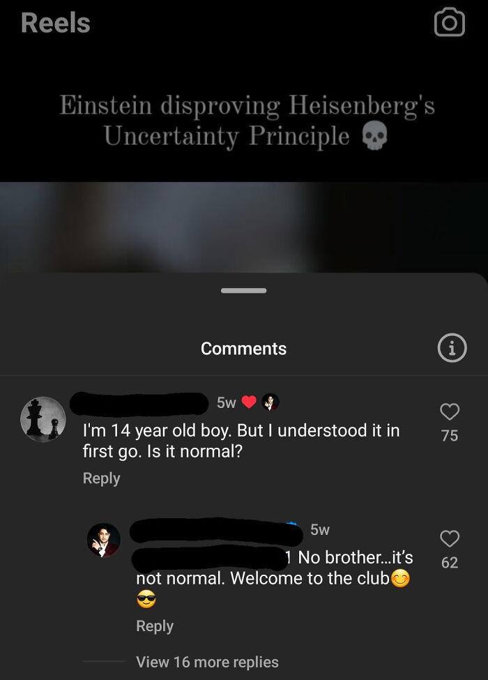 On A Reel About Einstein Blah Blah Blah