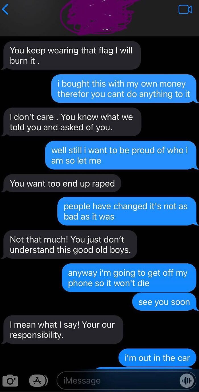 Homophobic Mom Threatens To Burn My Pride Flag