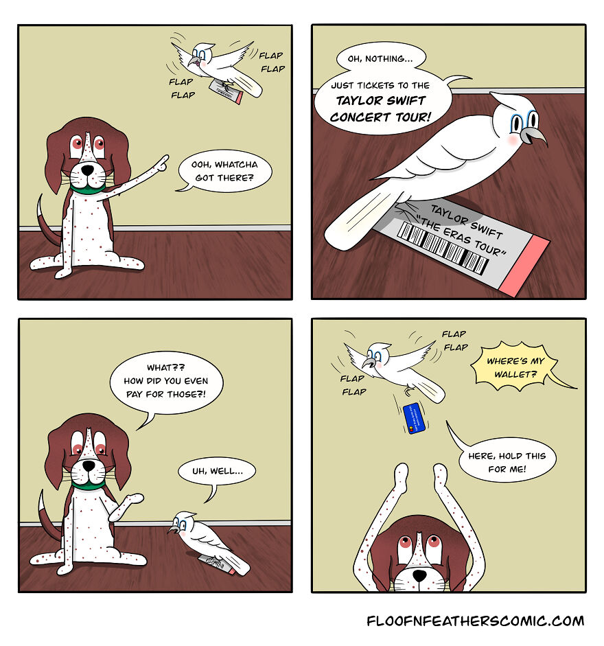 “Floof N’ Feathers”: Misadventures Of Mischievous Pets