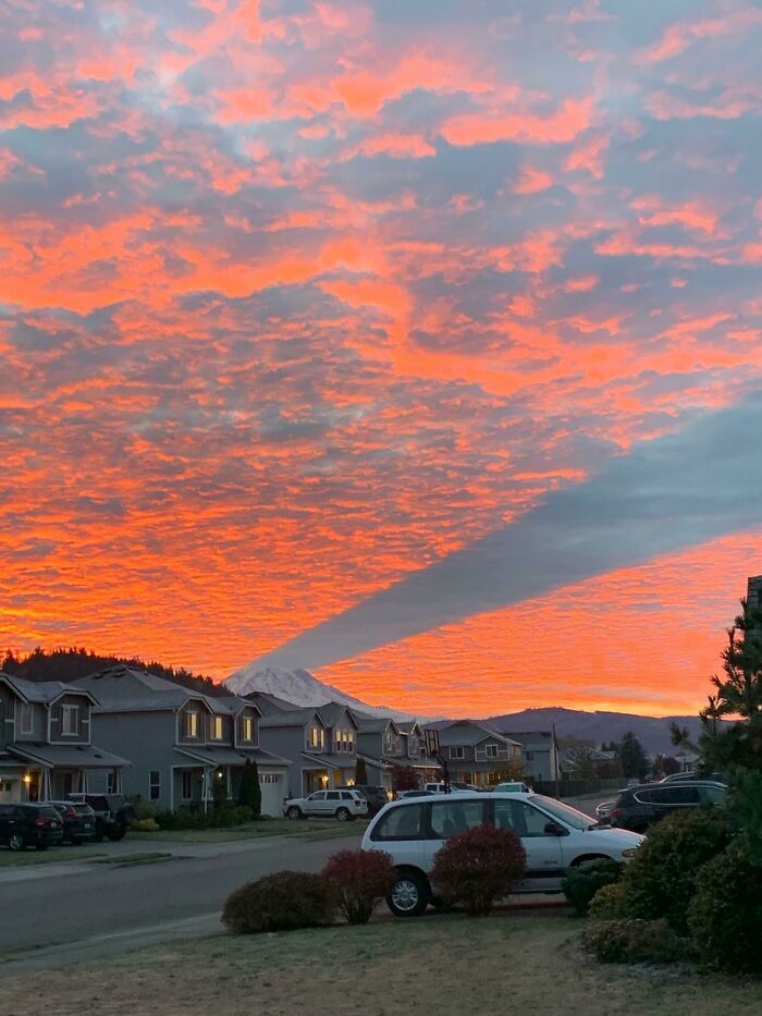 Mountain Casting A Shadow!