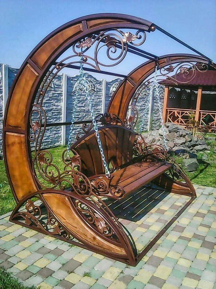 Victorian Steampunk Swing Set