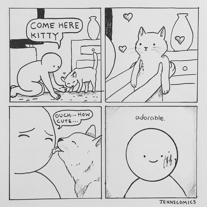 Jenna Noble’s 32 Cute Yet Dark Comics With Unexpected Endings (New Pics)