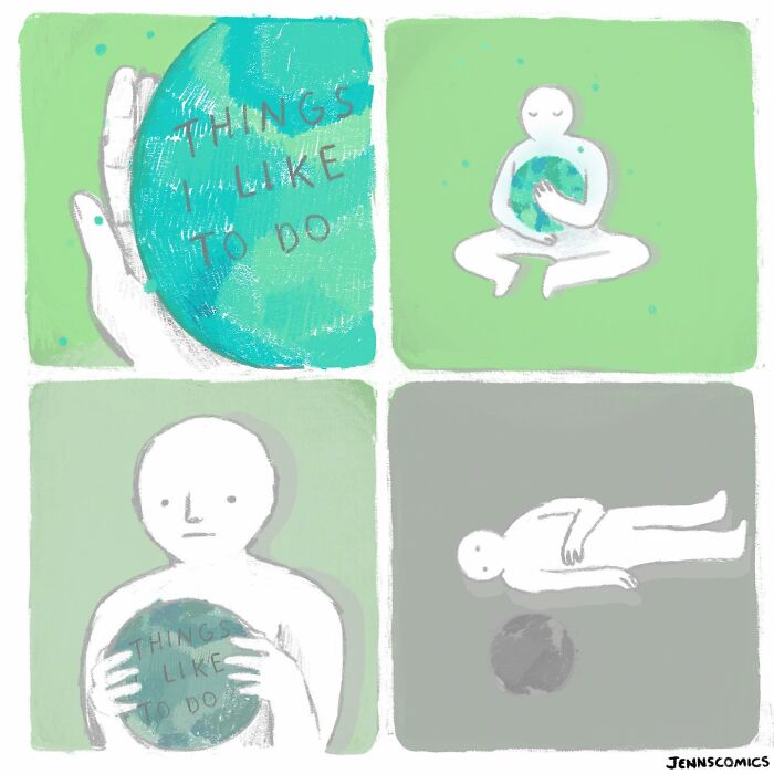 Jenna Noble’s 32 Cute Yet Dark Comics With Unexpected Endings (New Pics)