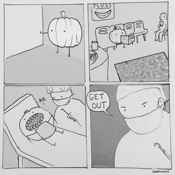 Jenna Noble’s 32 Cute Yet Dark Comics With Unexpected Endings (New Pics)