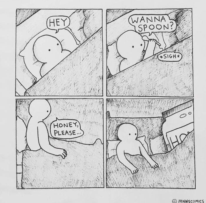 Jenna Noble’s 32 Cute Yet Dark Comics With Unexpected Endings (New Pics)