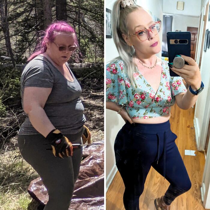 Finally Finished With My Weight Loss. Height, 5'0", Start Weight 235 Lbs, Current Weight 130 Lbs, A Total Of 105 Lbs Down In 26 Months