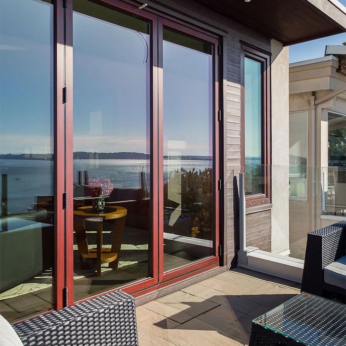 House with folding front door and furniture