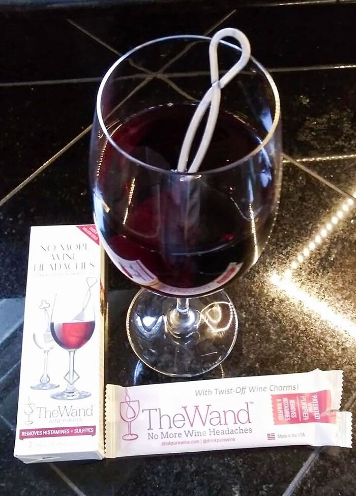 Each Glass A Charm With The Purewine Wine Wand, Tailor-Purifying Red, White Or Bubbles To Match Their Unique Taste!