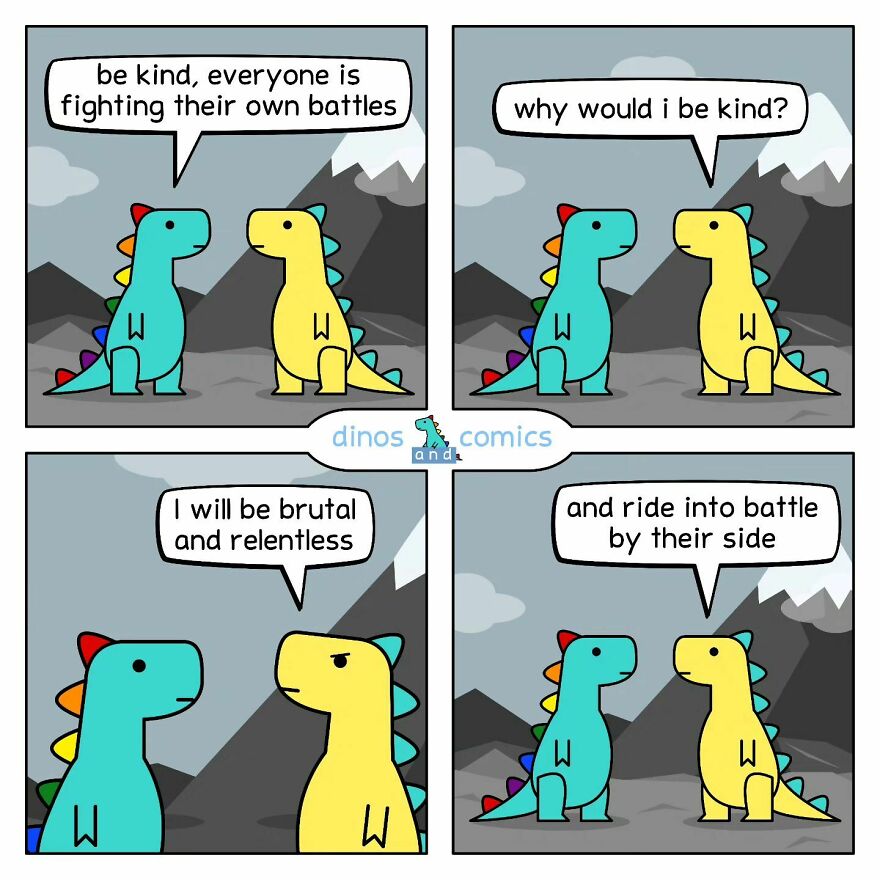 Witty And Heartfelt Comics By “Dinosaur Couch” (New Pics)