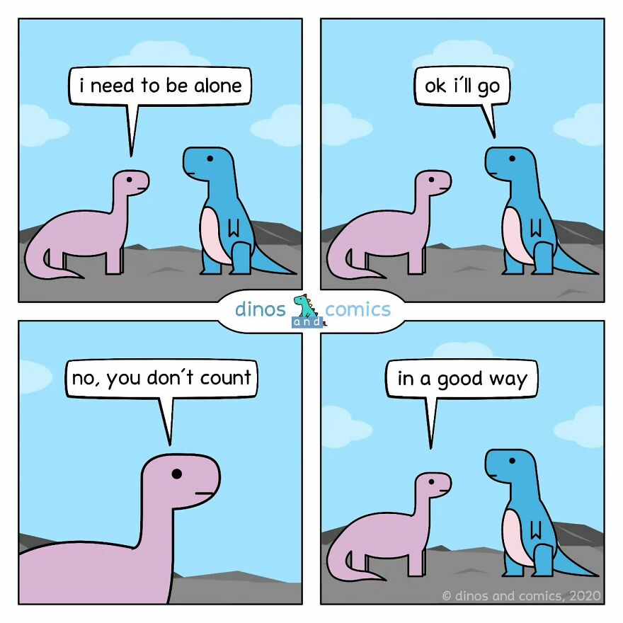 Witty And Heartfelt Comics By “Dinosaur Couch” (New Pics)
