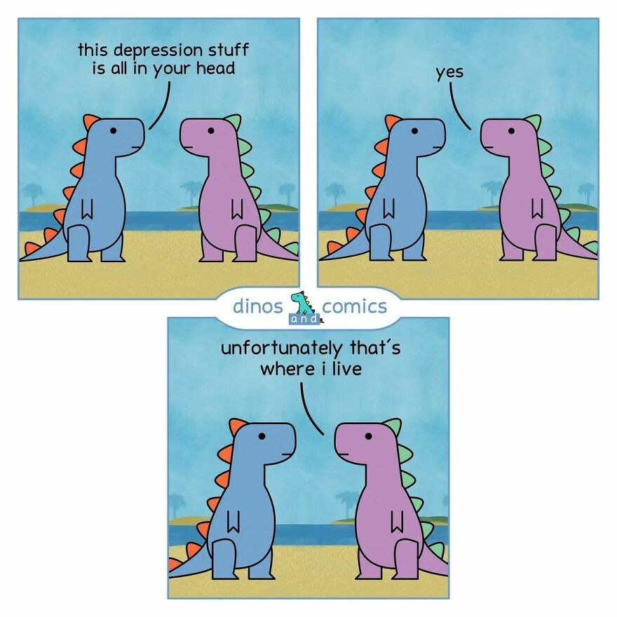 Witty And Heartfelt Comics By “Dinosaur Couch” (New Pics)