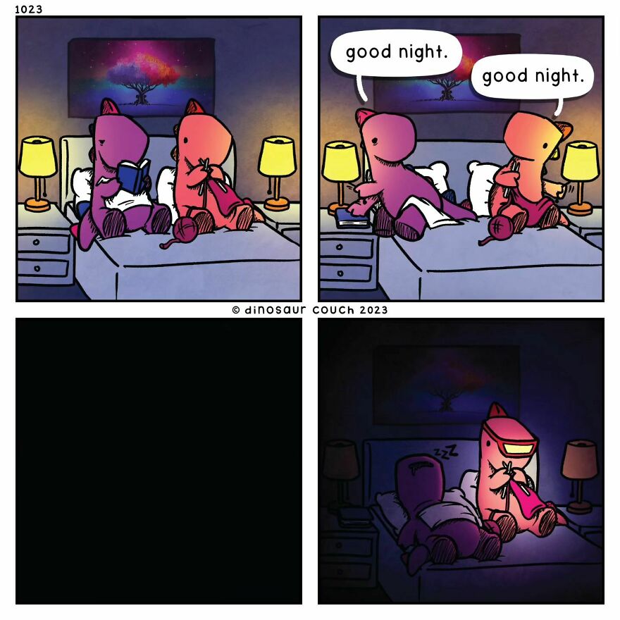 Witty And Heartfelt Comics By “Dinosaur Couch” (New Pics)