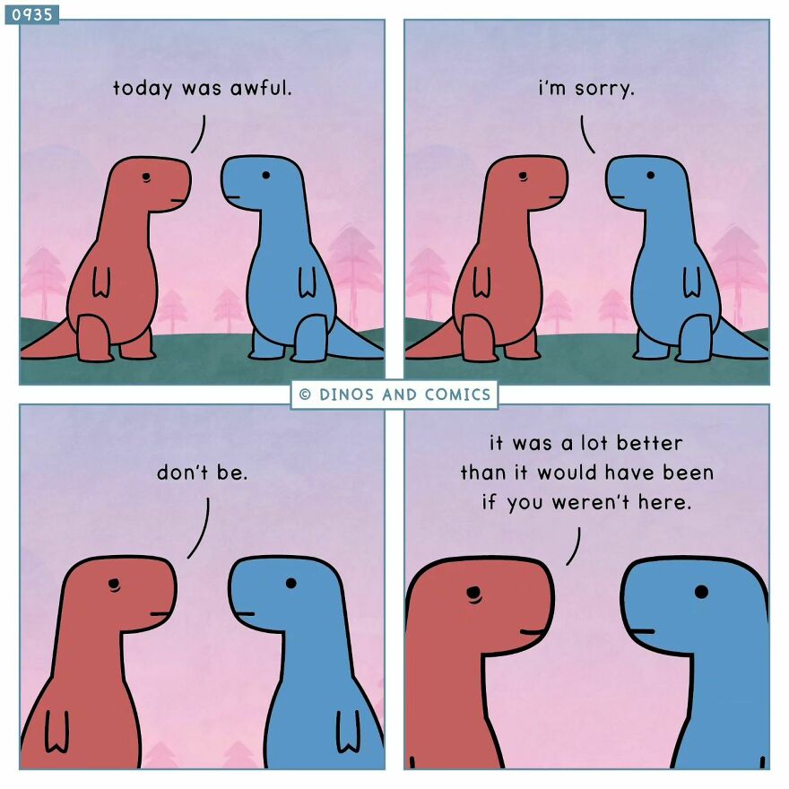 Witty And Heartfelt Comics By “Dinosaur Couch” (New Pics)
