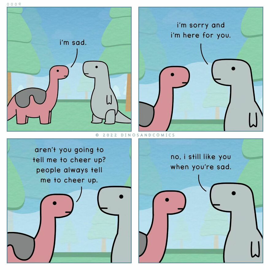 Witty And Heartfelt Comics By “Dinosaur Couch” (New Pics)