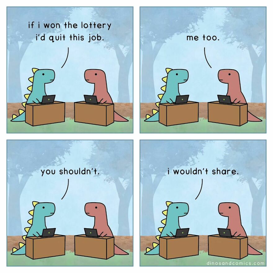 Witty And Heartfelt Comics By “Dinosaur Couch” (New Pics)