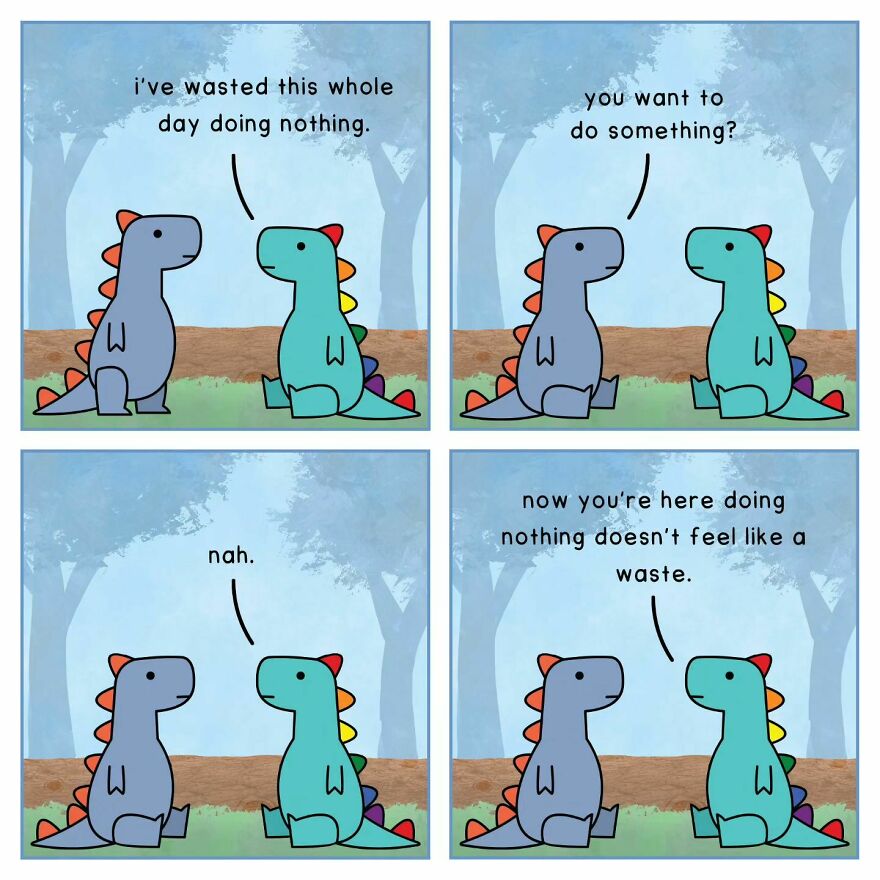 Witty And Heartfelt Comics By “Dinosaur Couch” (New Pics)