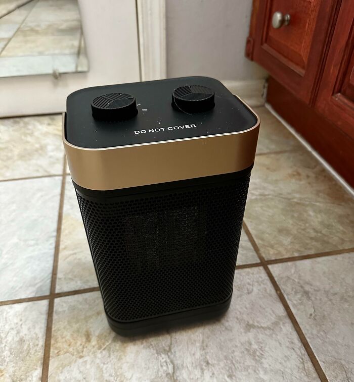 My Space Heater Looks Like A Duracell 9V Battery