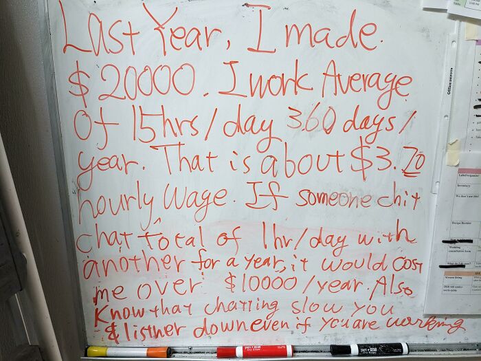 Boss Left This For Us To Find This Morning