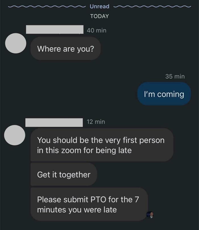 I Was 7 Minutes Late To The Friday Morning Meeting