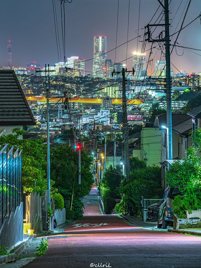 Night View Of Yokohama City, Japan