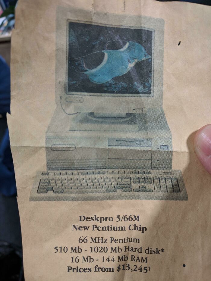The Price Of A PC In The Mid-90's
