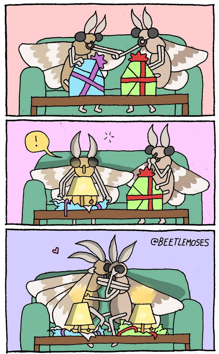 New Pop Culture Comics With Dark Humor Twists From The Mind Of Cartoonist Beetlemoses