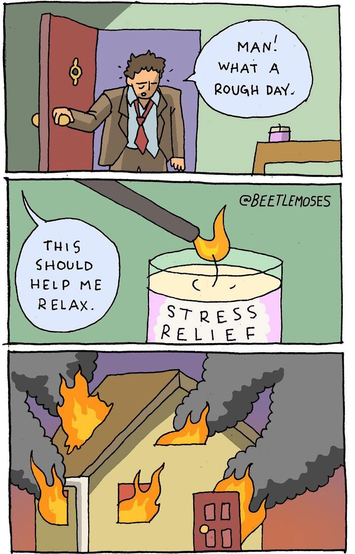 New Pop Culture Comics With Dark Humor Twists From The Mind Of Cartoonist Beetlemoses