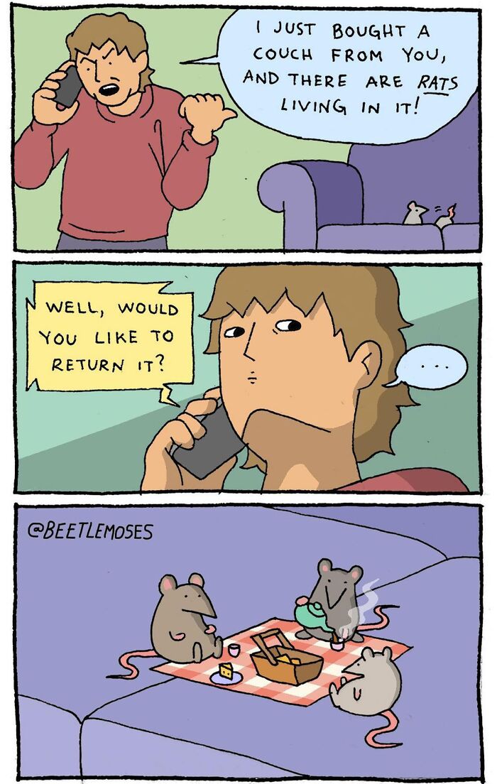 New Pop Culture Comics With Dark Humor Twists From The Mind Of Cartoonist Beetlemoses