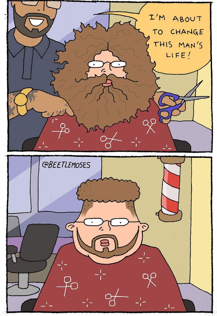 New Pop Culture Comics With Dark Humor Twists From The Mind Of Cartoonist Beetlemoses