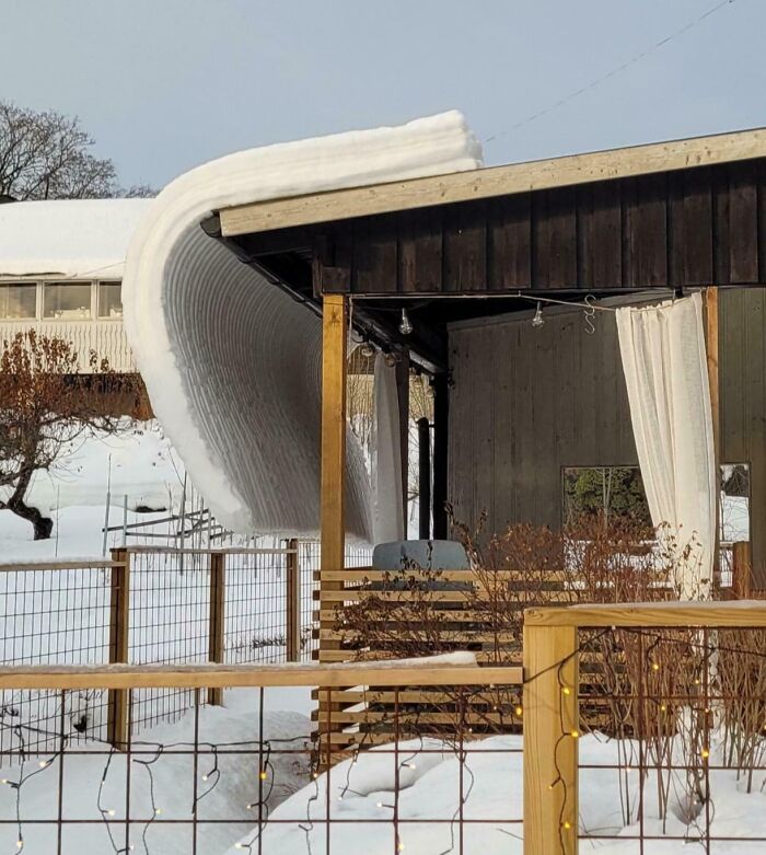 The Way The Snow Melted Off My Porch