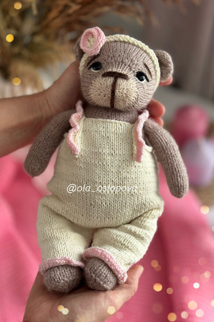 My Little Teddy Bear Knitting Pattern (6 Pics)