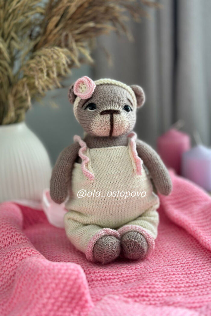 My Little Teddy Bear Knitting Pattern (6 Pics)