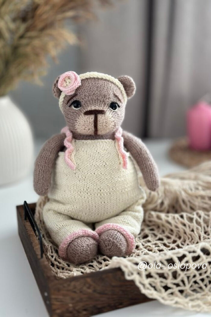 My Little Teddy Bear Knitting Pattern (6 Pics)