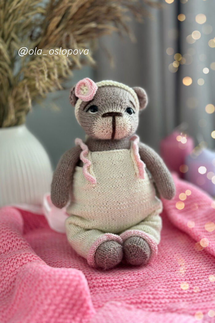 My Little Teddy Bear Knitting Pattern (6 Pics)