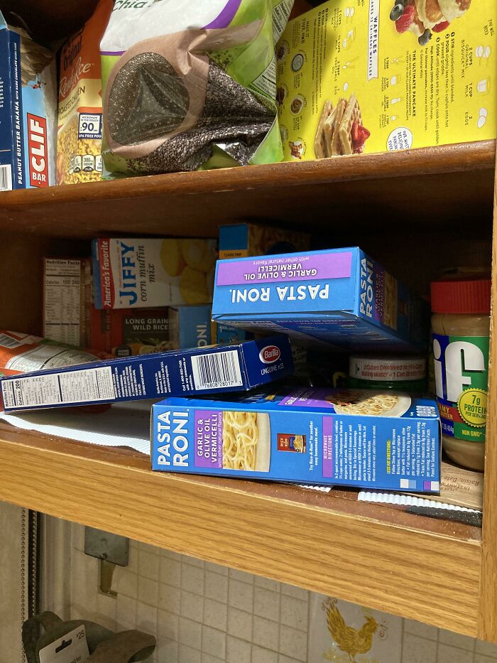 Husband Put Up The Groceries Today…