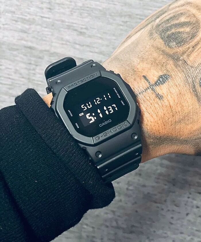 Raise His Style Game With The Casio Men's Resin Quartz Watch - A Sleek, Waterproof, Square-Shaped Gem That Defines A Man's Persona